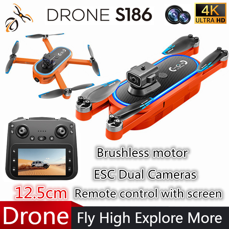 Dron 2025 S186 Profesjonalny 4 – Drone Gimbal 2 Axis recenzja i cena